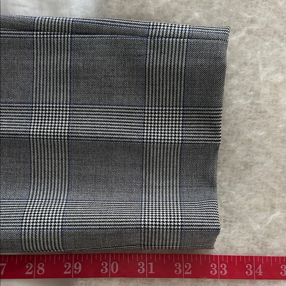 J. Crew Cameron Black and White Plaid Pants- 10 TALL - Picture 8 of 12